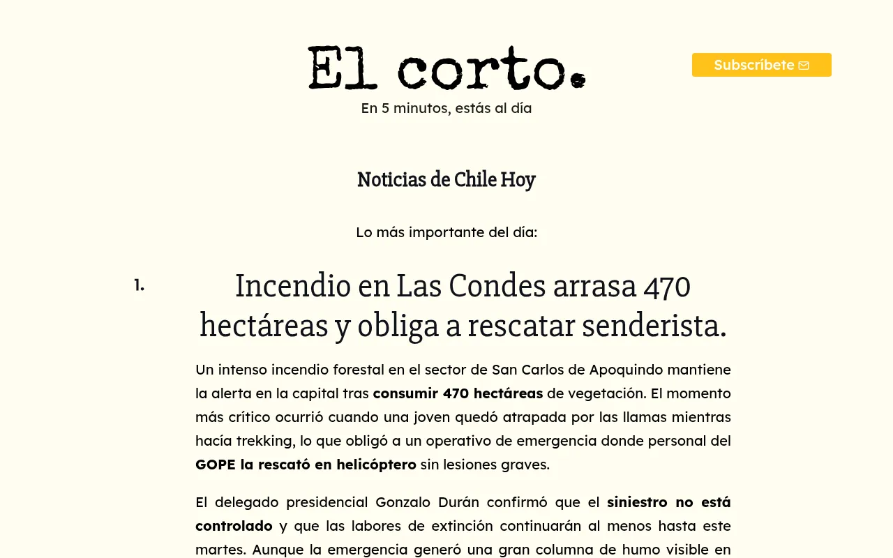 El Corto screenshot